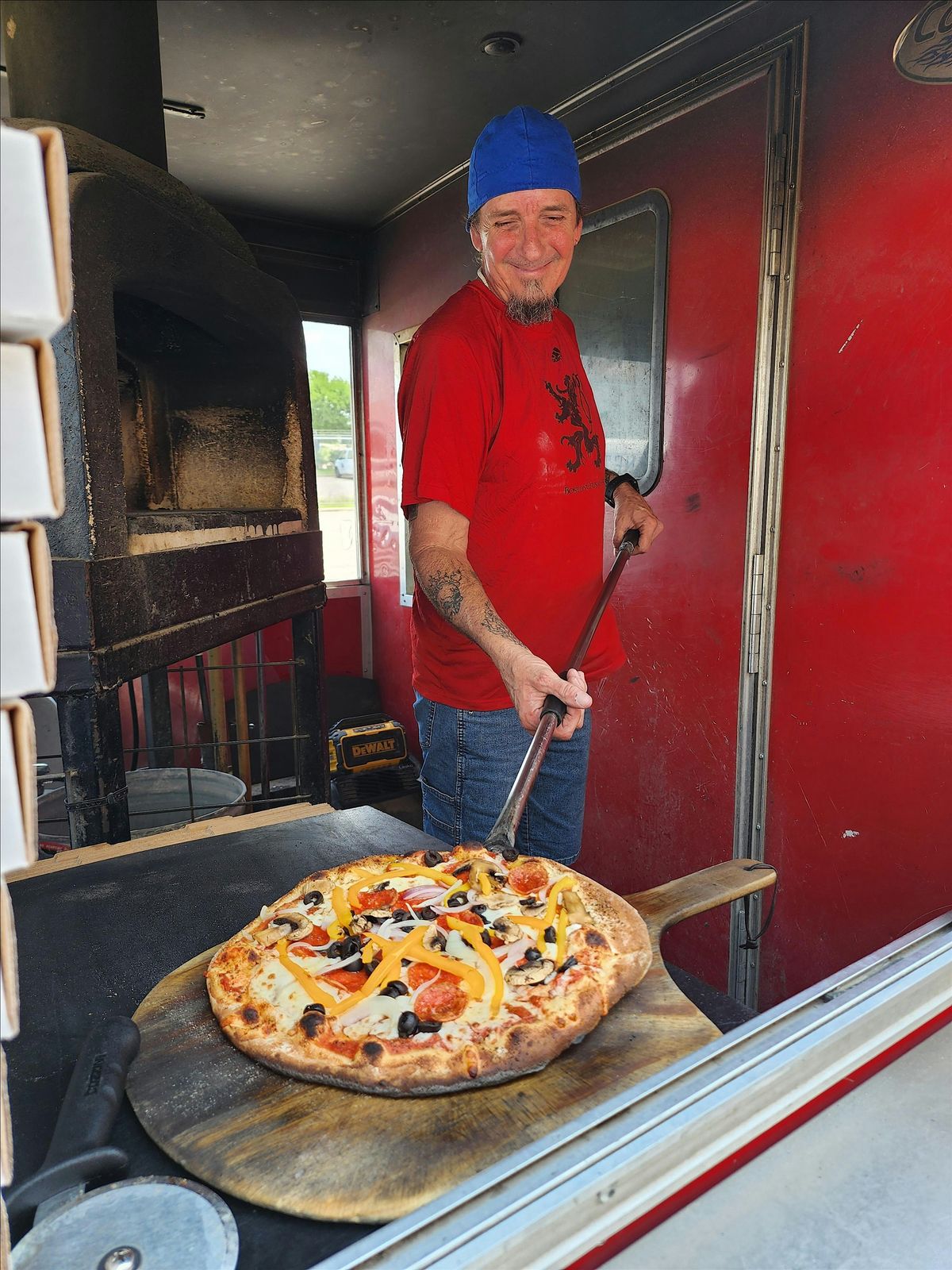 Pizza PieRos at Bluebonnet Beer Co.!