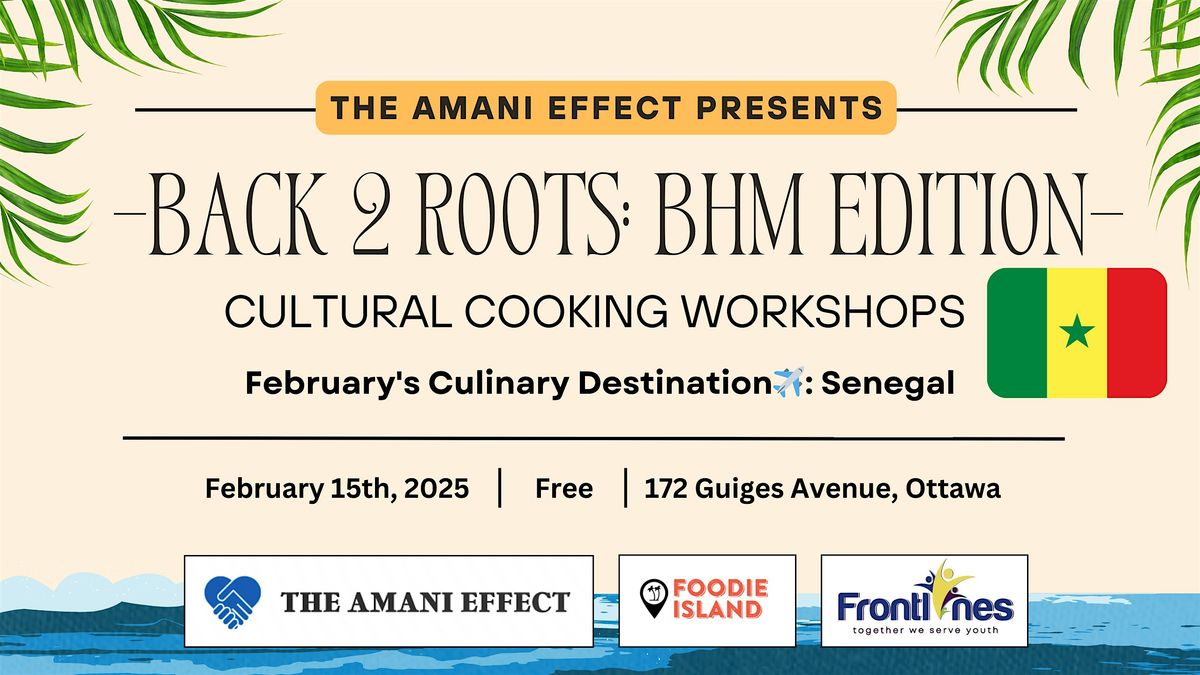 Back 2 Roots - Cultural Cooking Workshop