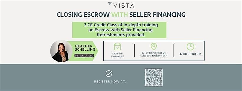 Closing Escrow with Seller Financing (3 CE Credits)