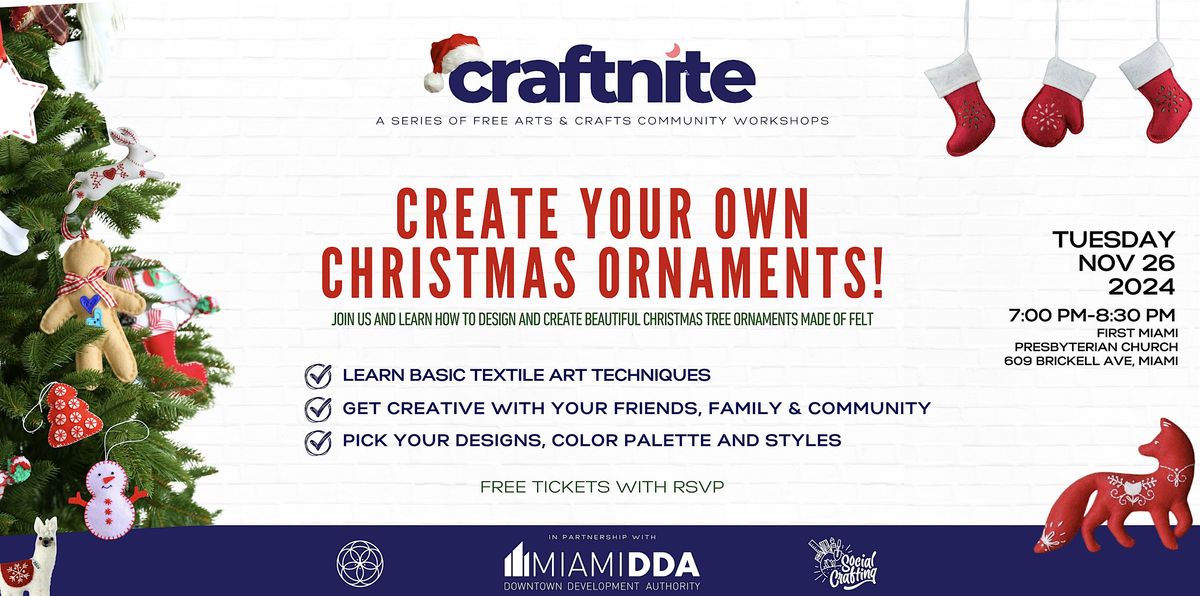 Create Your Own Felt Christmas Ornaments