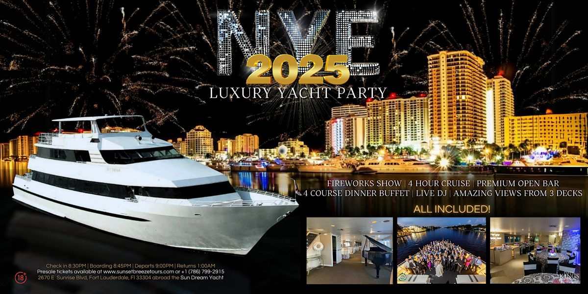 NYE 2025 Luxury Yacht Party