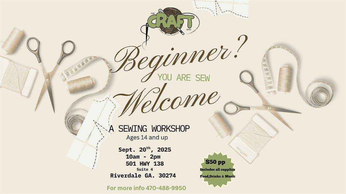 Beginners Sewing Workshop