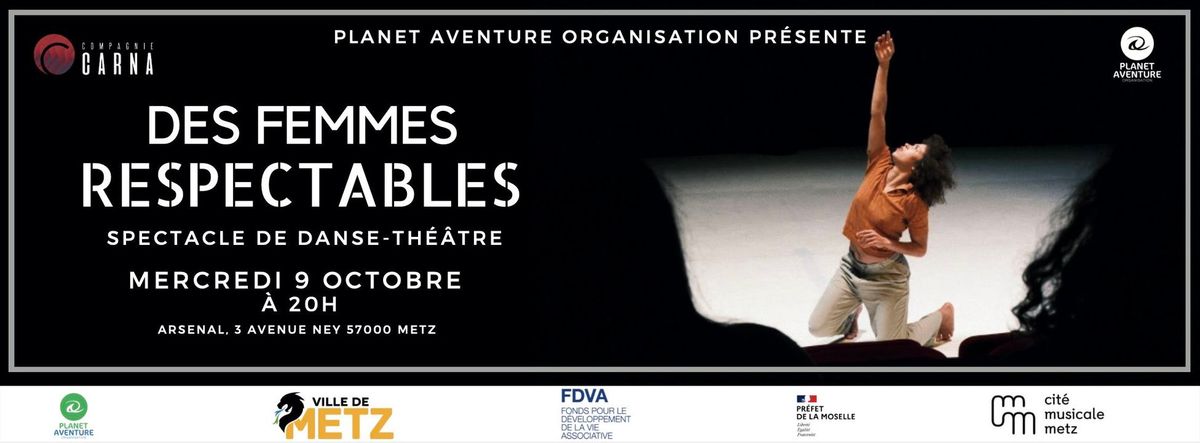 Soir\u00e9e Spectacle "Des Femmes respectables"