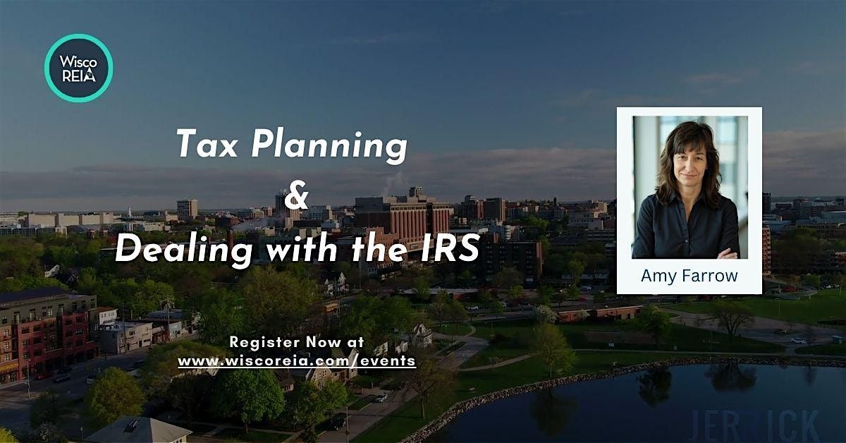 WiscoREIA Appleton: Mastering Tax Planning!