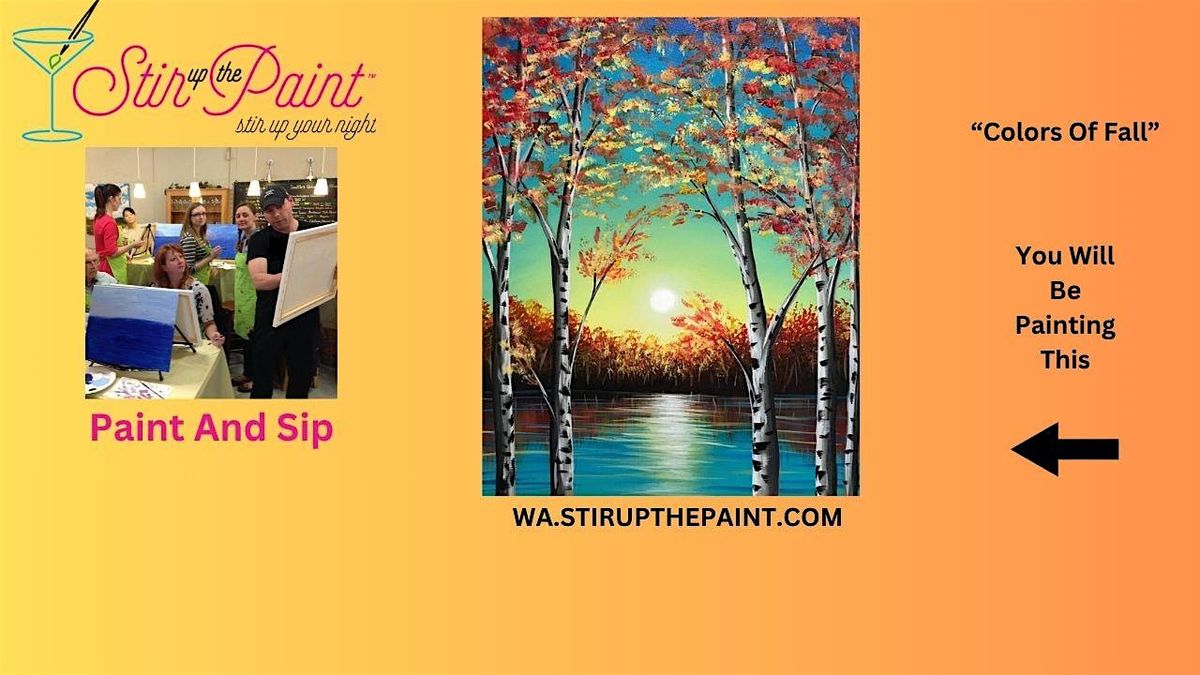 Seattle Paint and Sip, Paint Party, Paint Night  With Stir Up The Paint