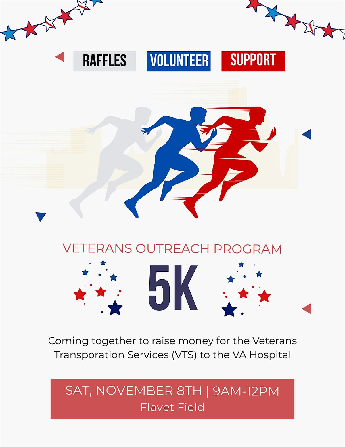 Walk, Run, or Roll Veterans Day 5K - Hosted by Veterans Outreach Program
