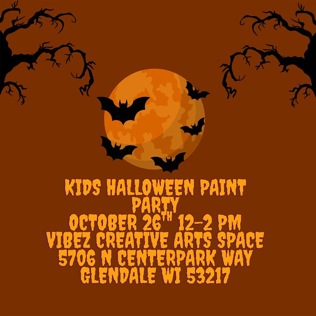 Kids Halloween Paint Party