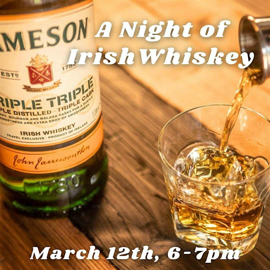 A Night of Irish Whiskey: Exclusive Tasting Class