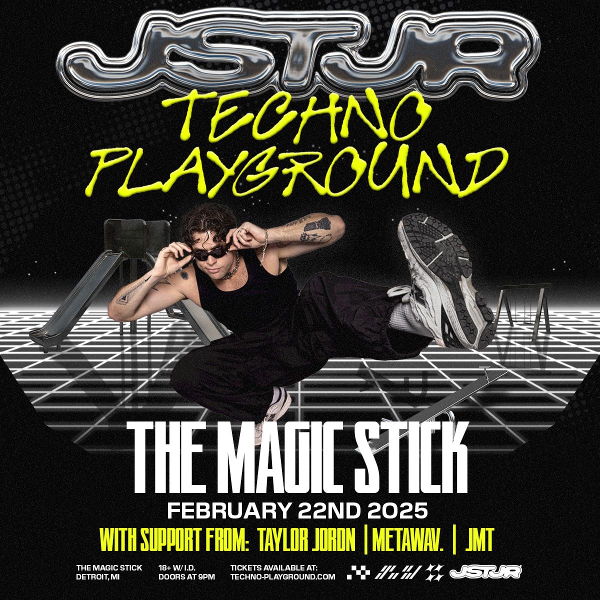 JSTJR - Techno Playground at the Magic Stick - Detroit, MI