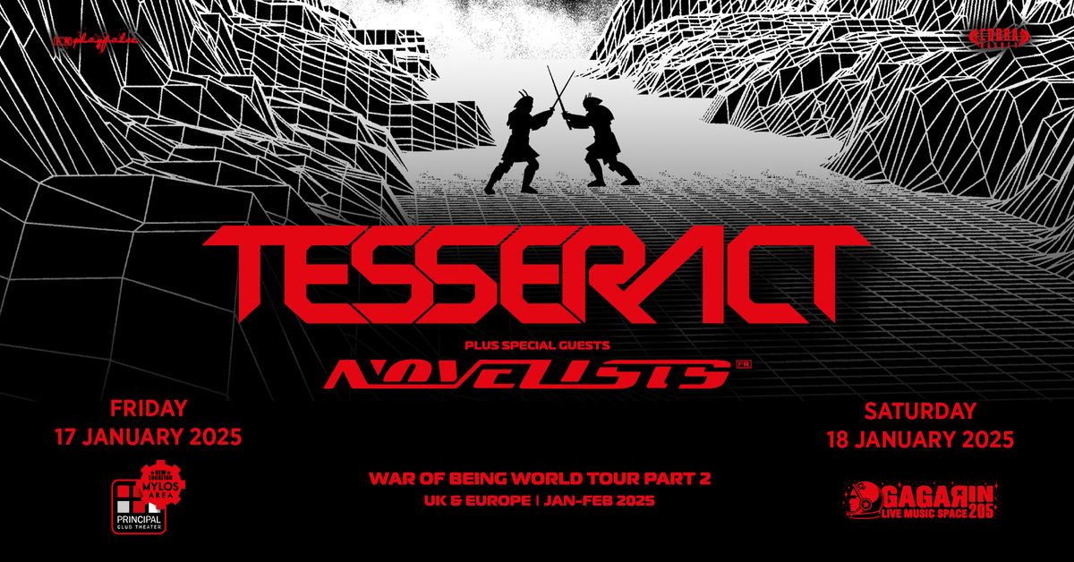 TesseracT - Novelists + more, live in Thessaloniki (Principal Club Theater @ Mylos Area) 