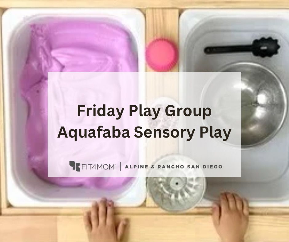 FREE Friday Playgroup-Aquafaba Sensory Play