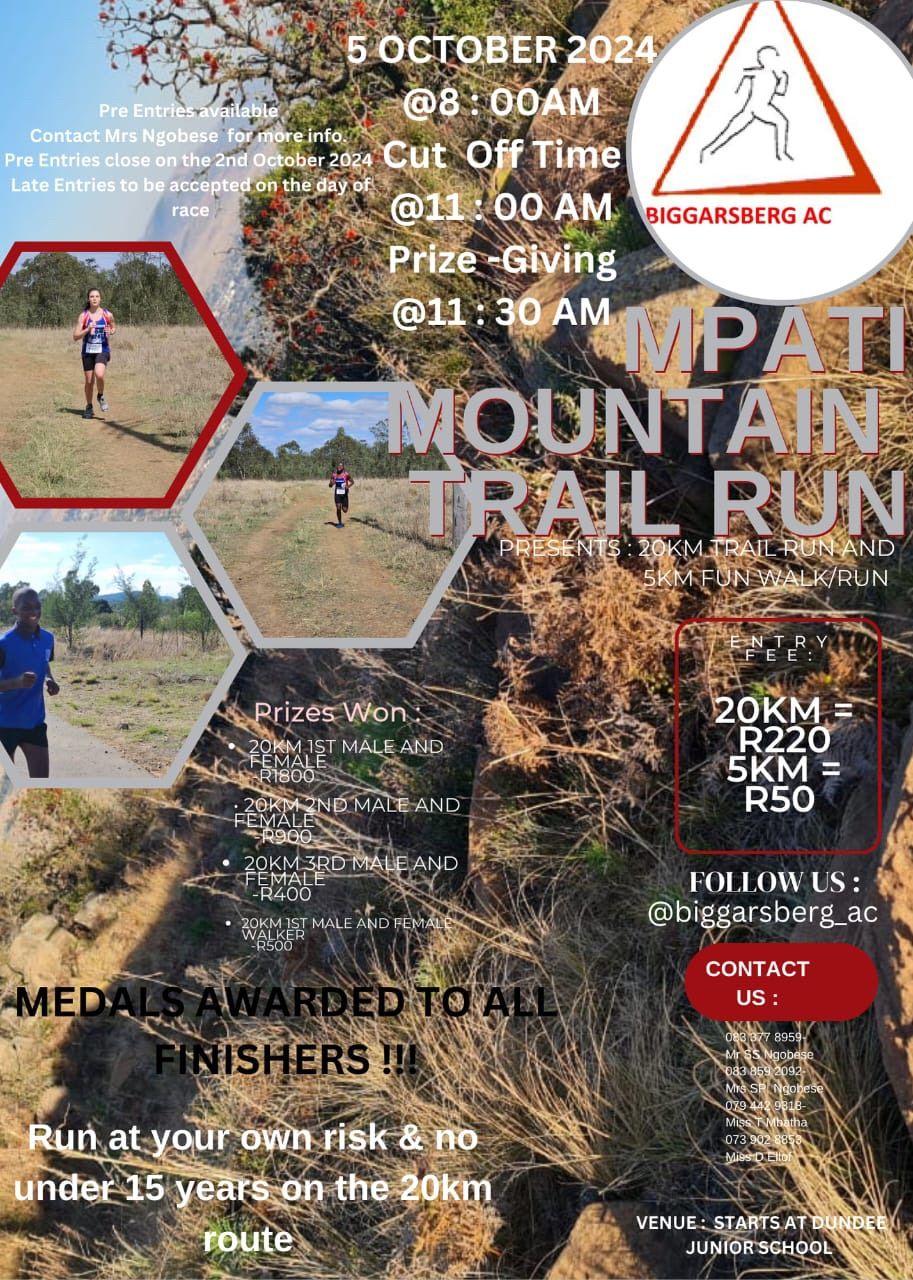 Mpati mountain trail run