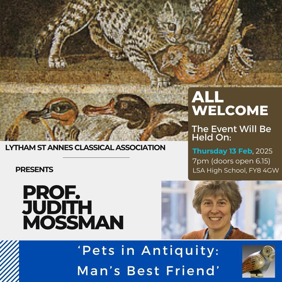 Judith Mossman on Pets in the Ancient World!