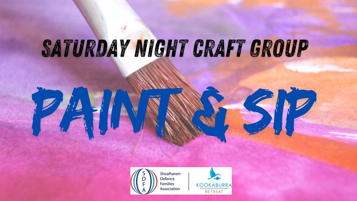 Saturday Night Craft Group Kookaburra Paint and Sip!