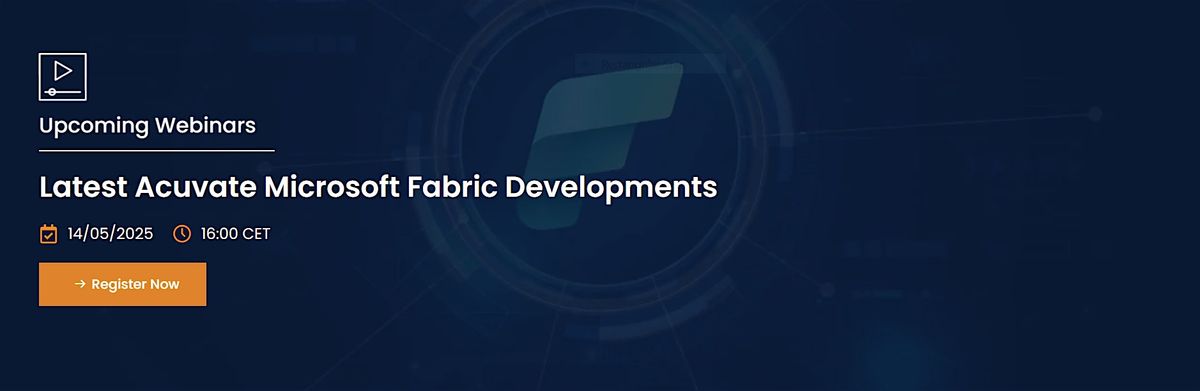 Latest Acuvate Microsoft Fabric Developments