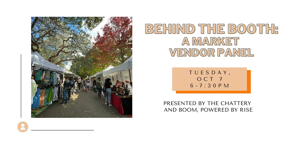 Behind the Booth: A Market Vendor Panel