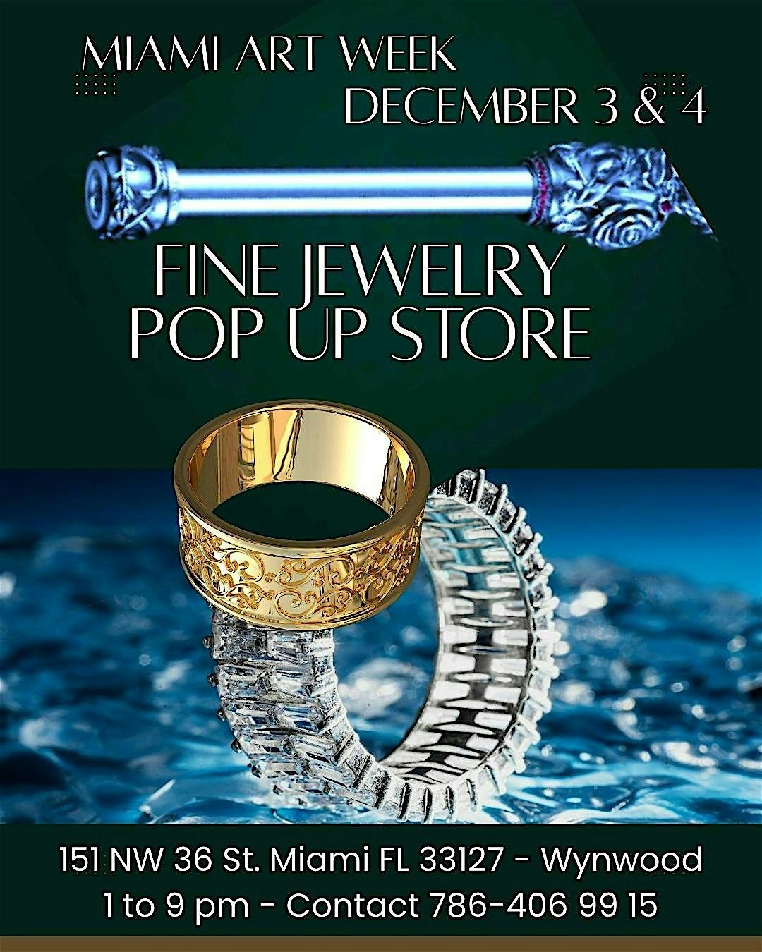 Jewelry Exhibition Opening Cocktail  in Wynwood