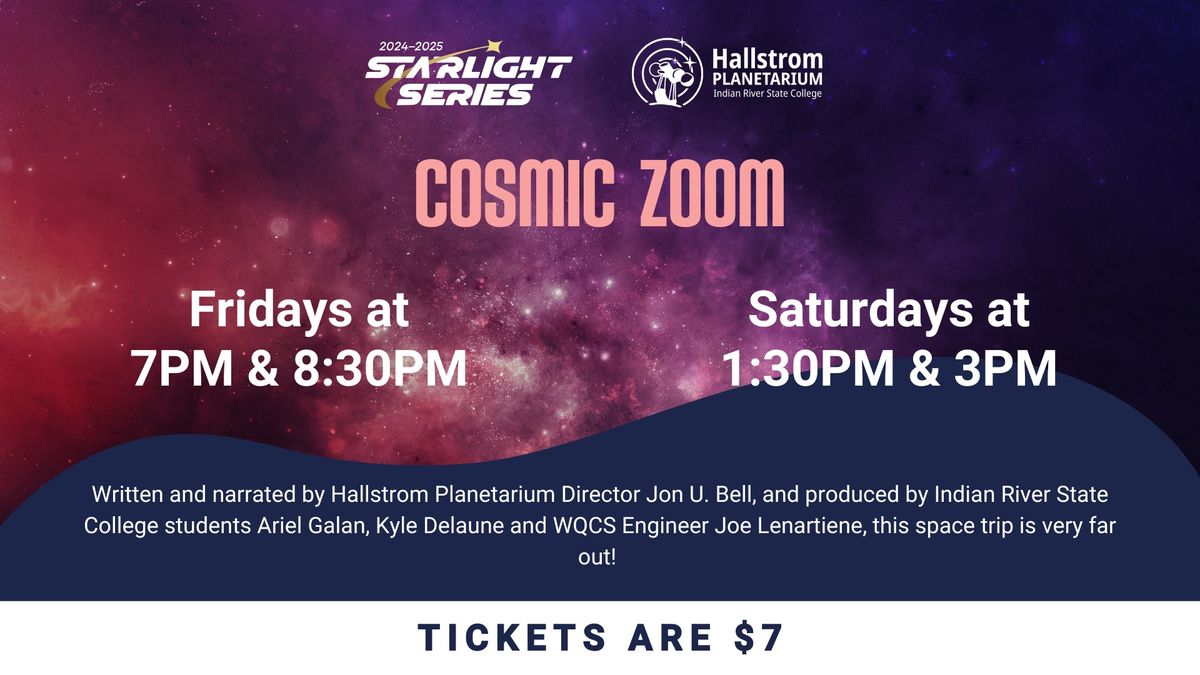 Cosmic Zoom presented by Hallstrom Planetarium