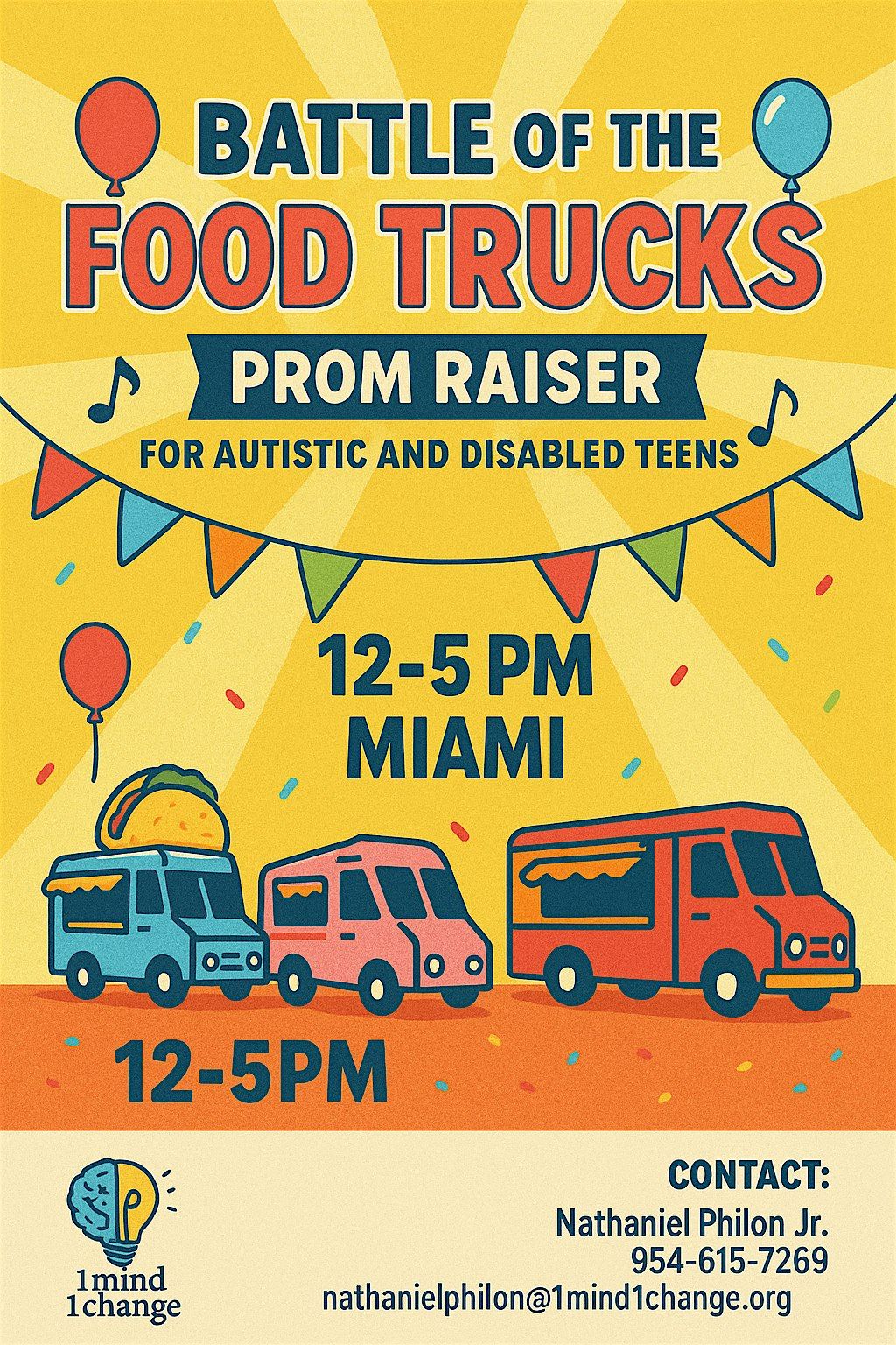 1 St Annual Battle Of The Food Truck: Prom Raiser