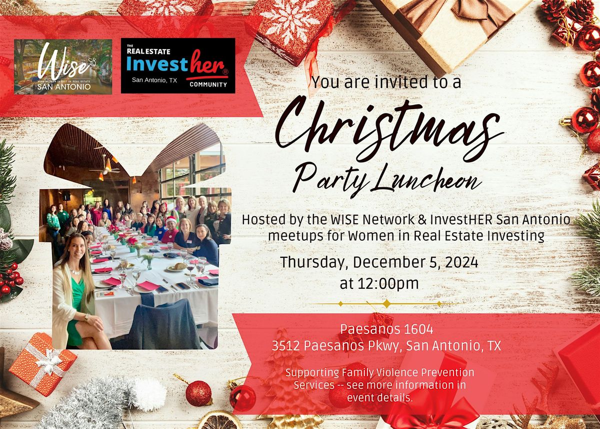 InvestHER & WISE Christmas Party Luncheon