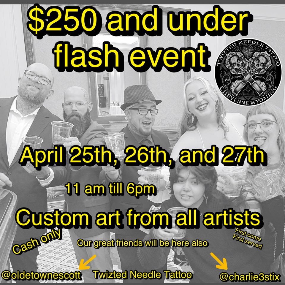 $250 and under Custom Flash Event