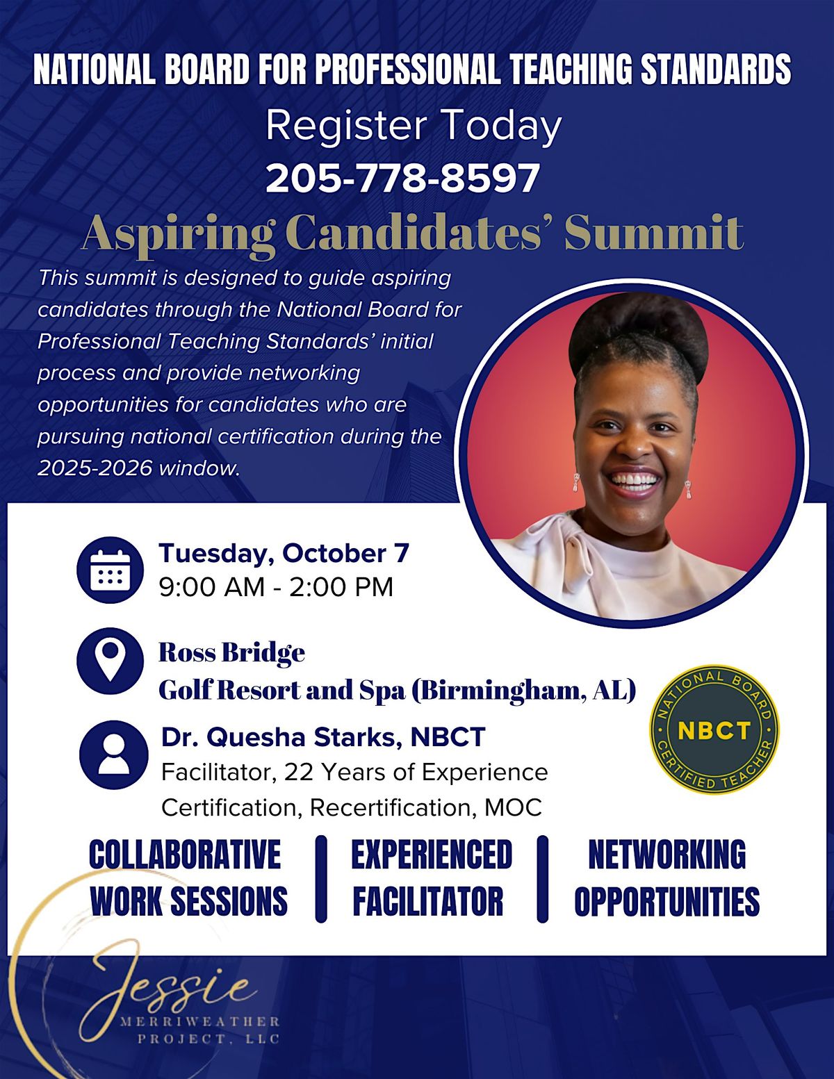 NBPTS  Aspiring Candidates\u2019 Summit