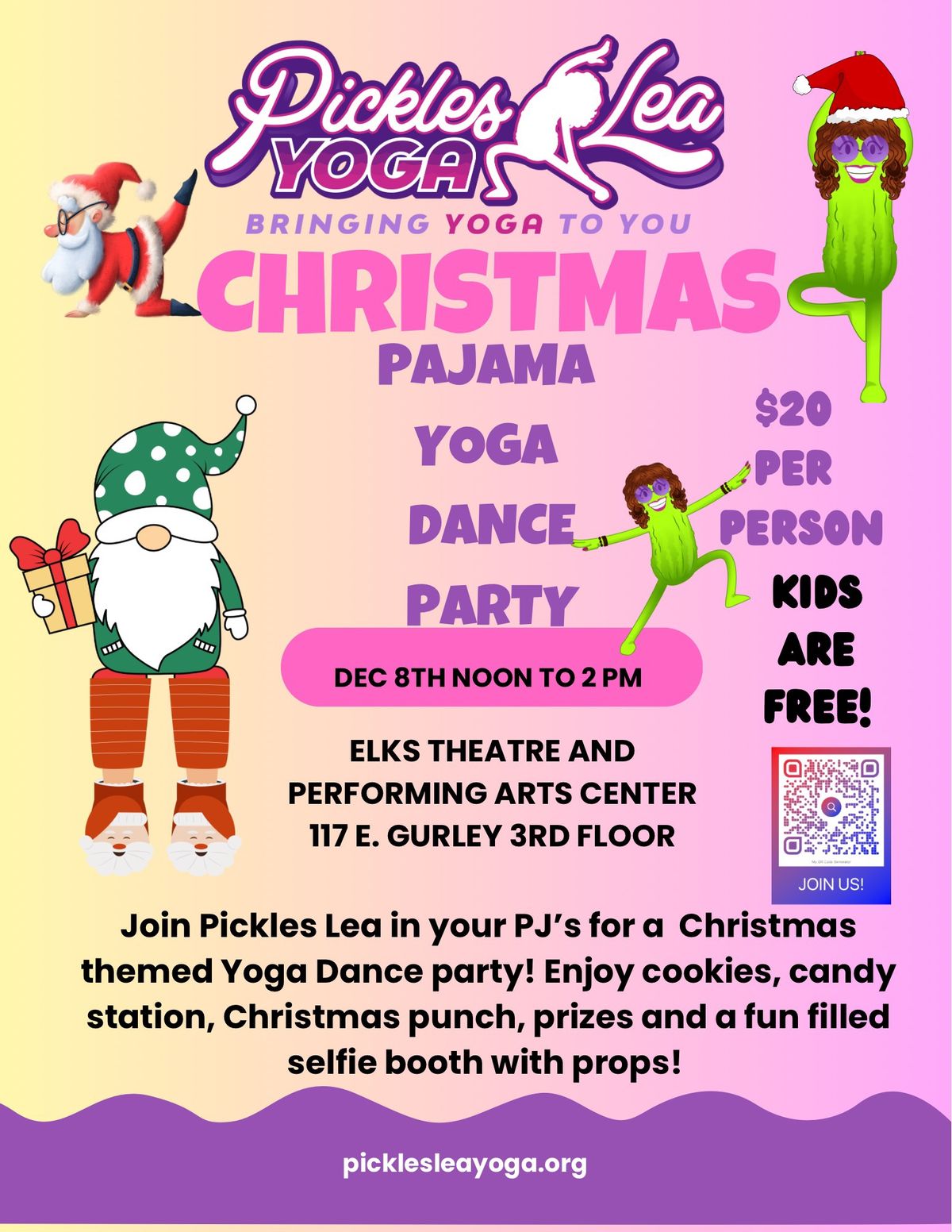 Christmas Pajama Yoga Dance Party