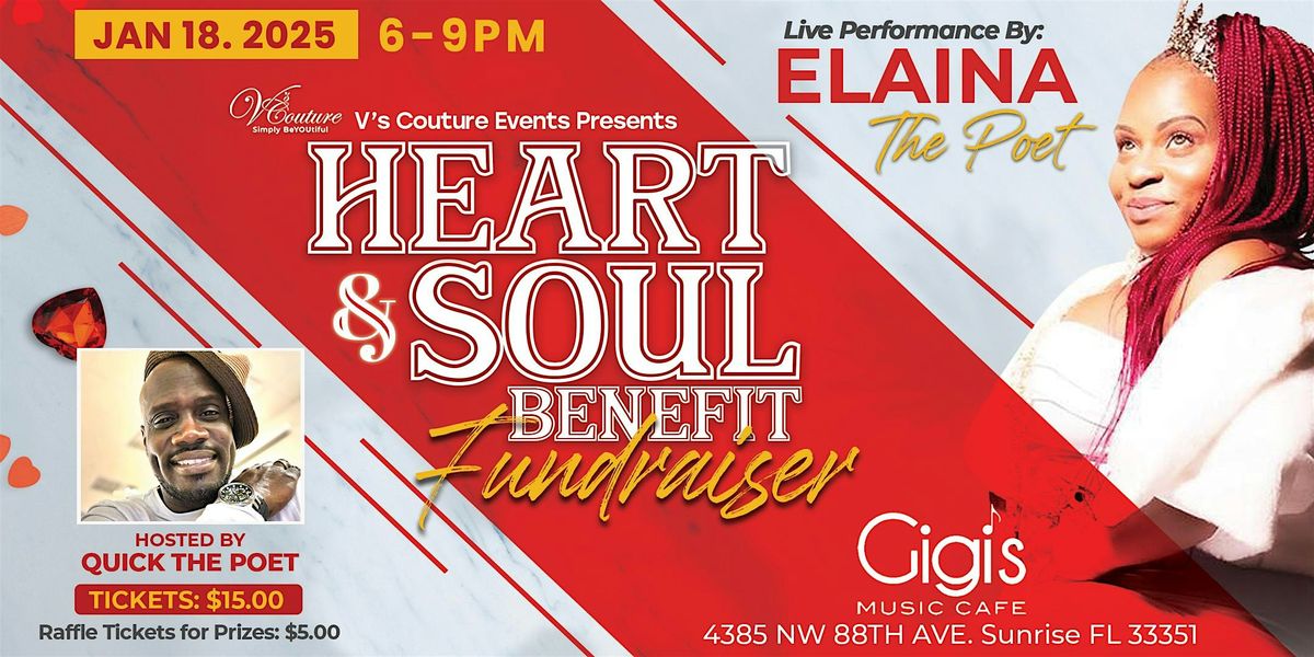 V's Couture Events presents Heart & Soul Benefit Fundraiser