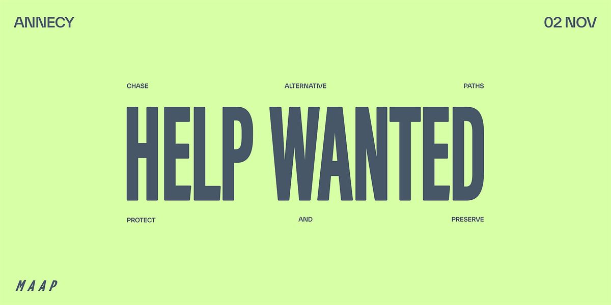 HELP WANTED_Annecy, France