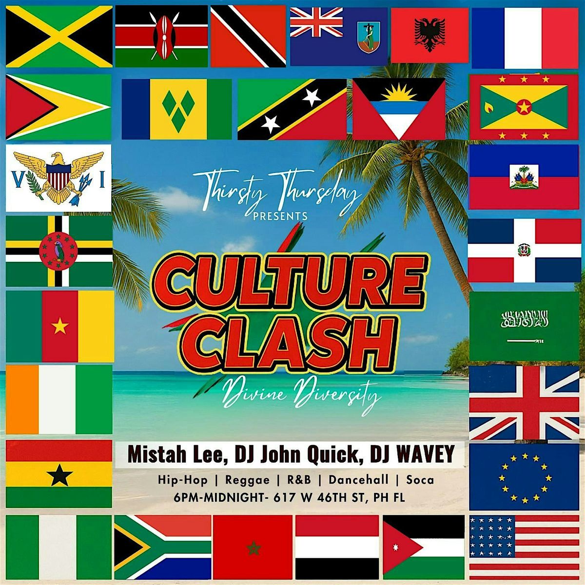 Thirsty Thursday Presents: CULTURE CLASH