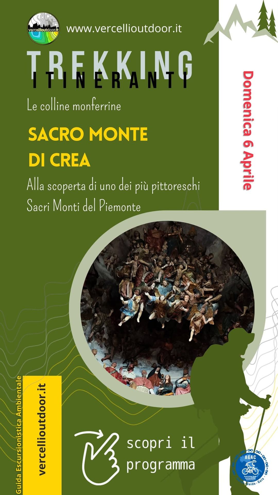 Trekking, il Sacro Monte di Crea