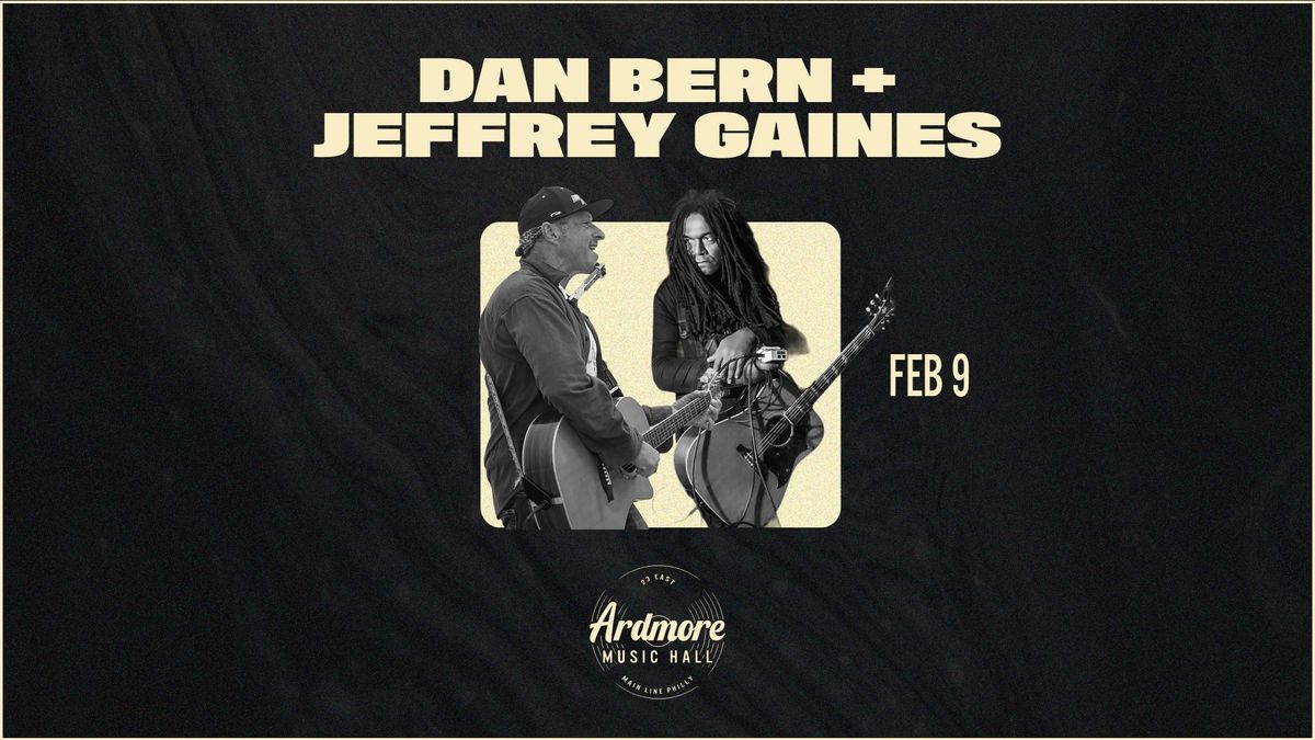 Dan Bern + Jeffrey Gaines at Ardmore Music Hall 2\/9