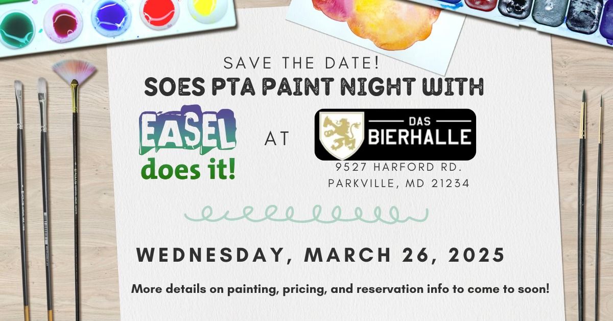 SOES PTA Paint Night