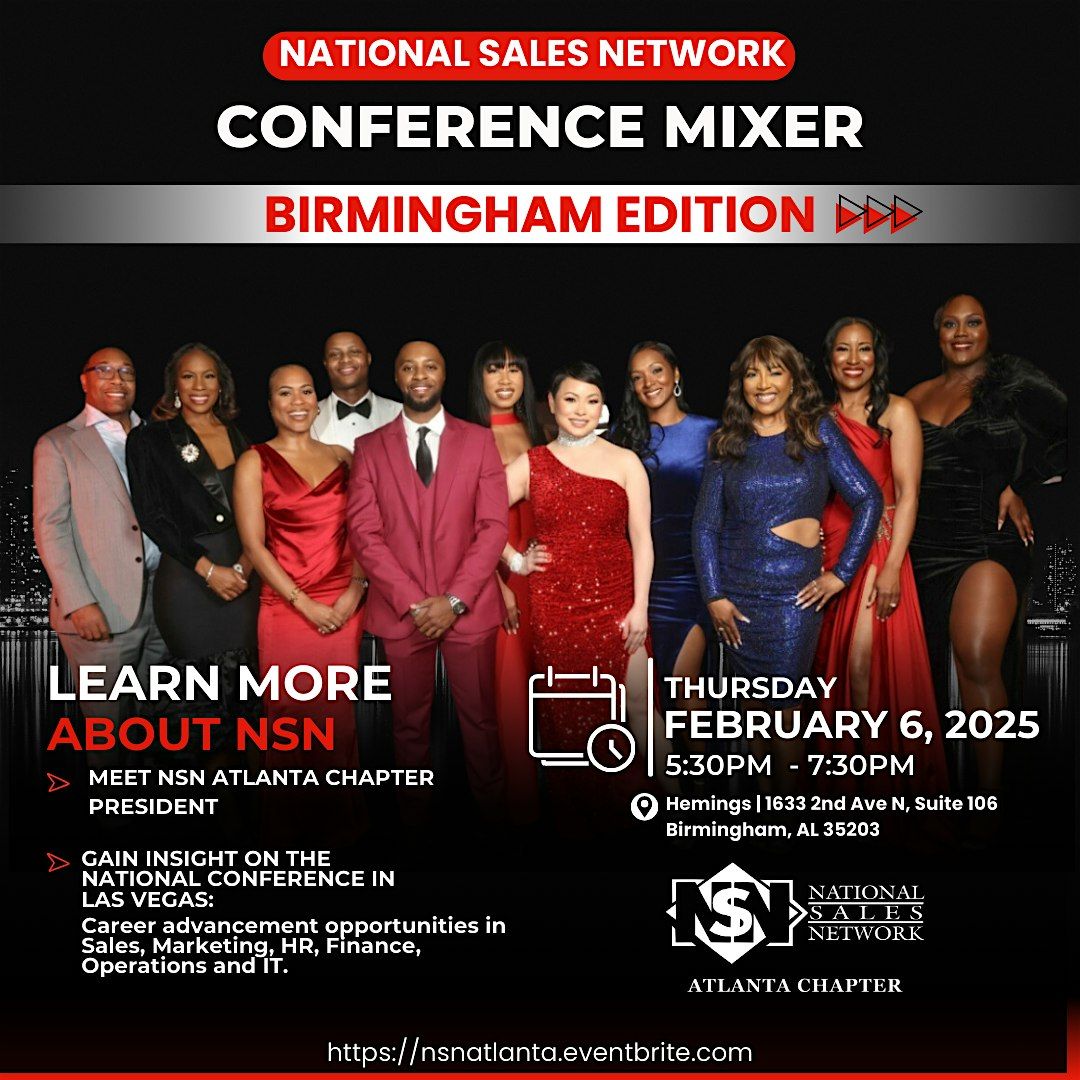 National Sales Network Conference Mixer: Birmingham Edition