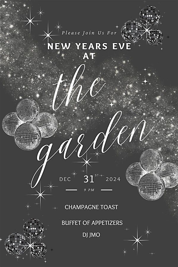 New Year's Eve at THE GARDEN