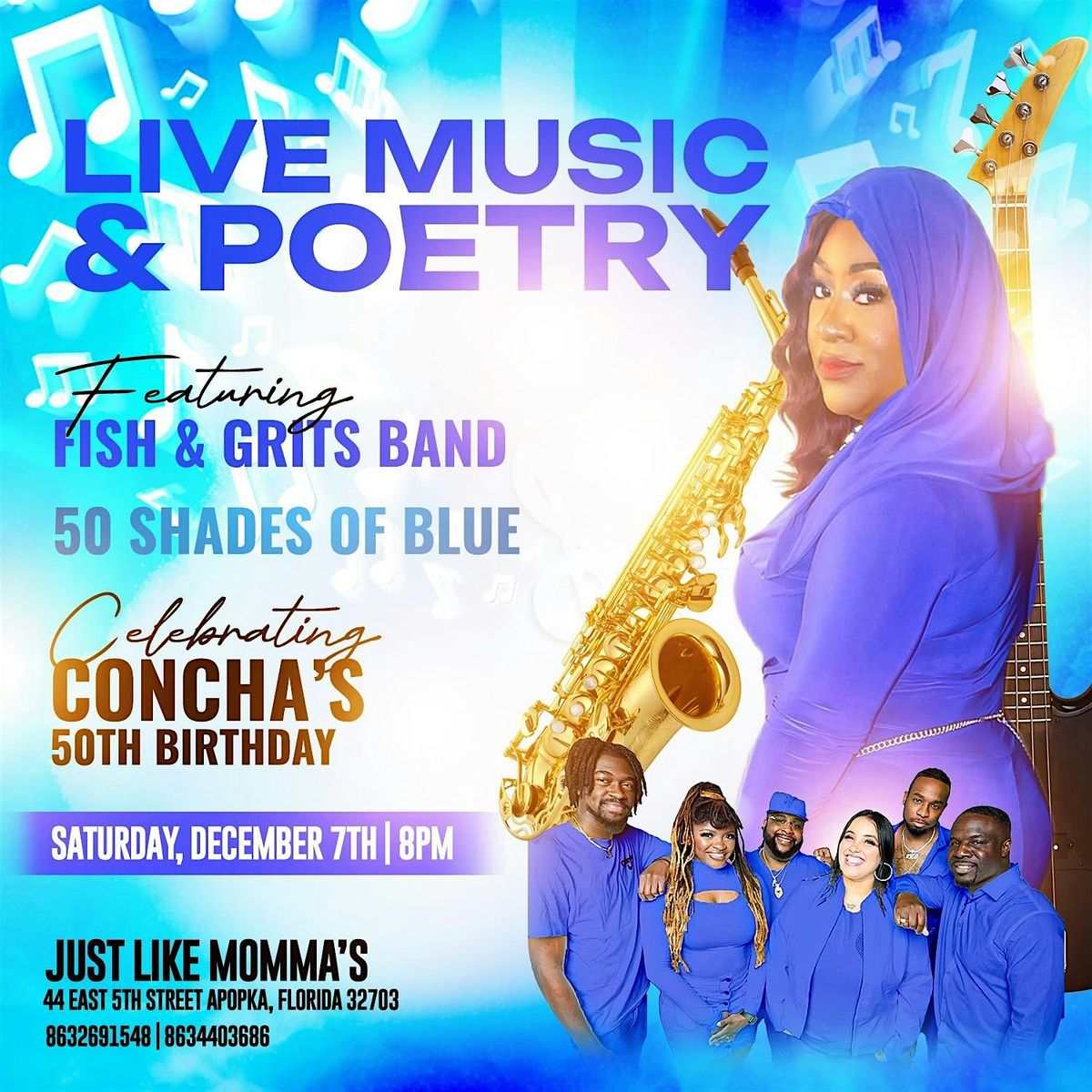 Live Music & Poetry featuring Fish & Grits