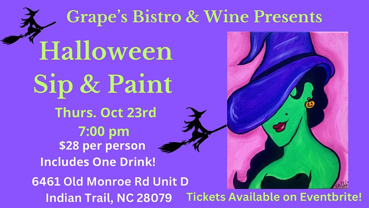 October Sip & Paint at Grape's Bistro