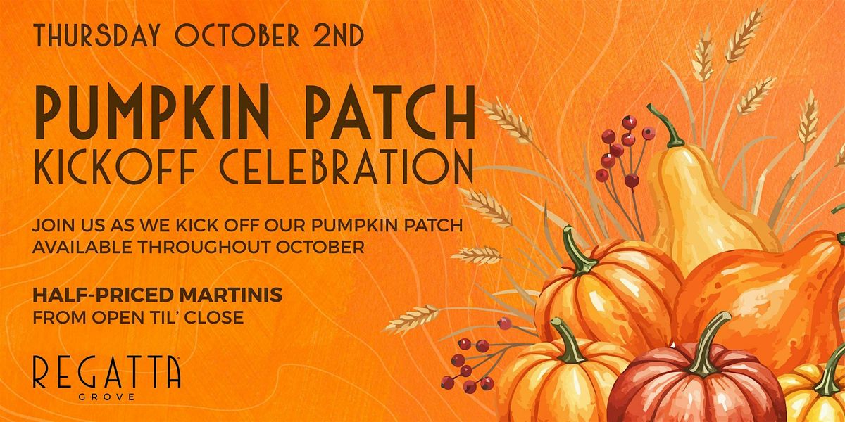 Pumpkin Patch Kickoff Celebration at Regatta Grove