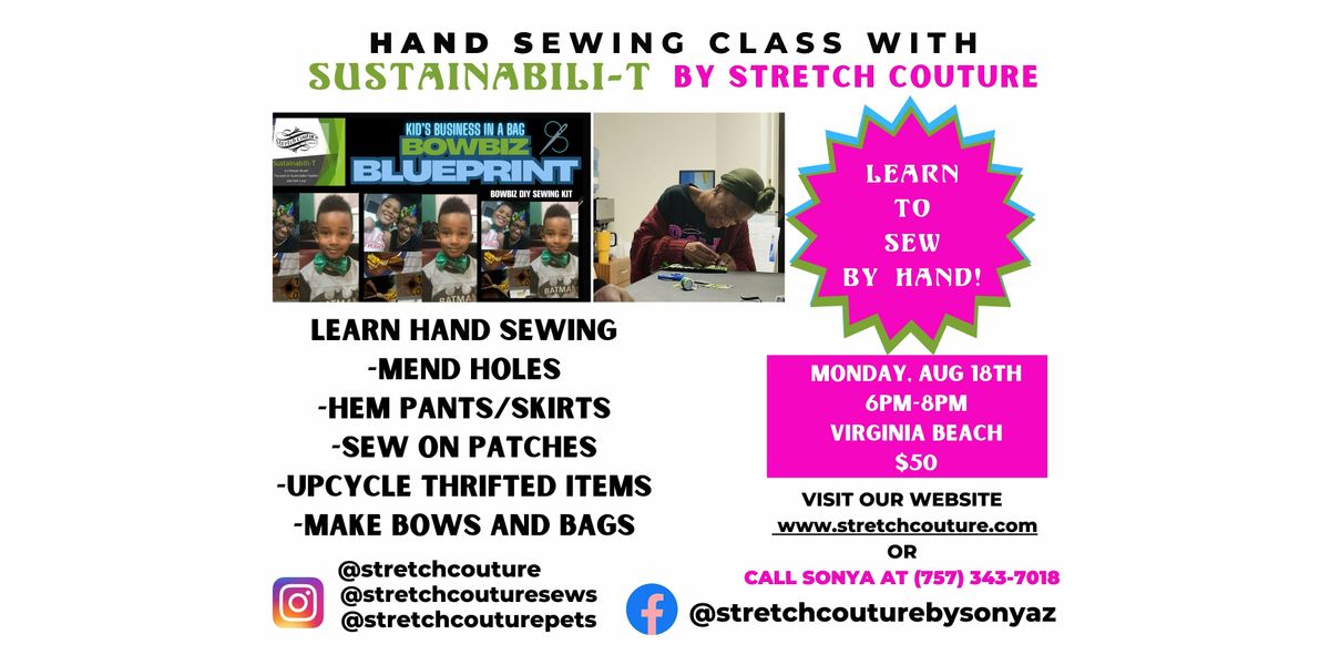 Hand Sewing for Beginners: Mend, Hem, Make Bows & Upcycle Thrift Items