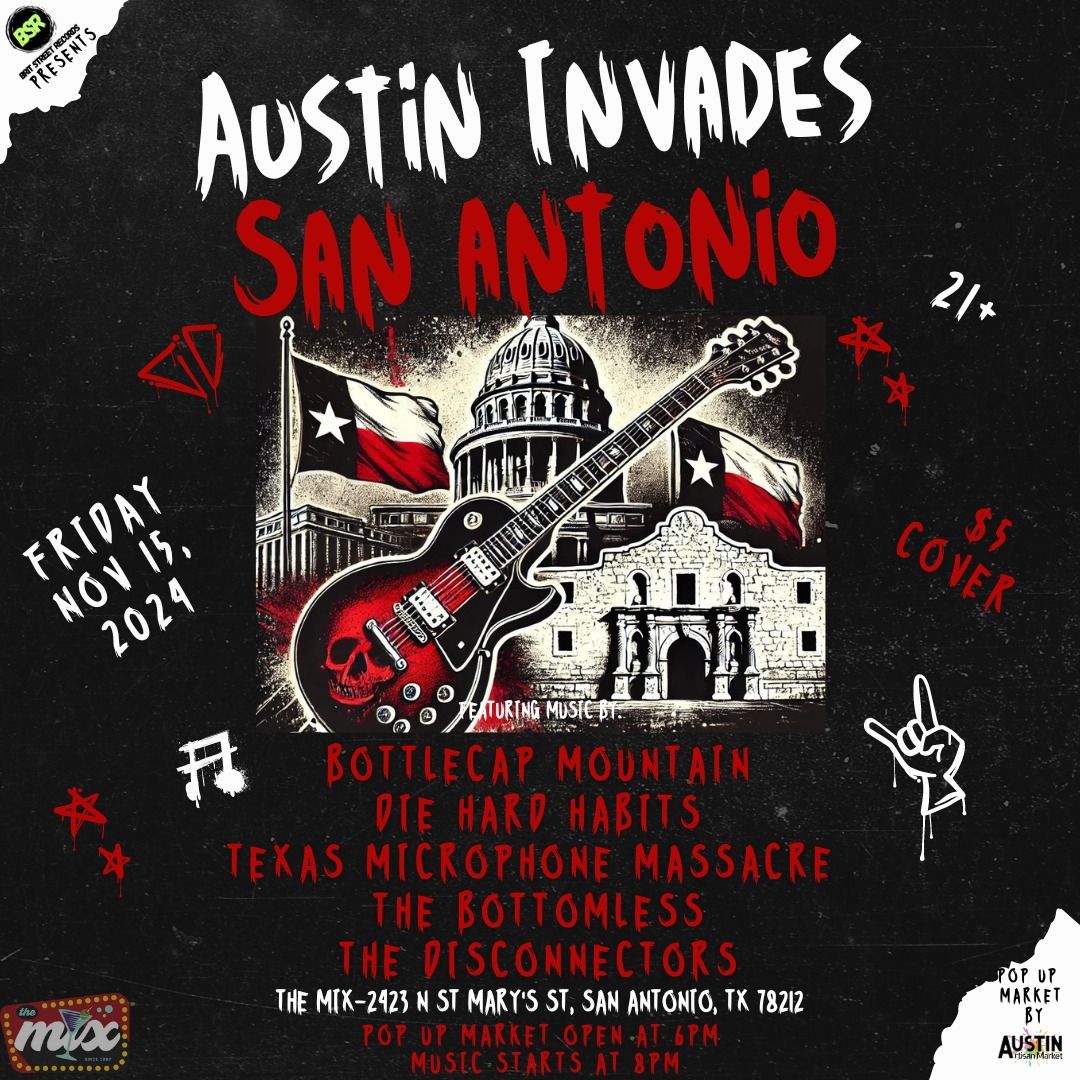 Brit Street Records Presents: Austin Invades San Antonio!