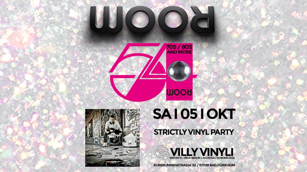 ROOM 54 Special Strictly Vinyl mit VILLY VINYLI