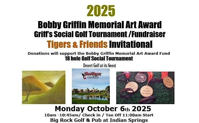 2025 Bobby Griffin Memorial Art Award Golf Social