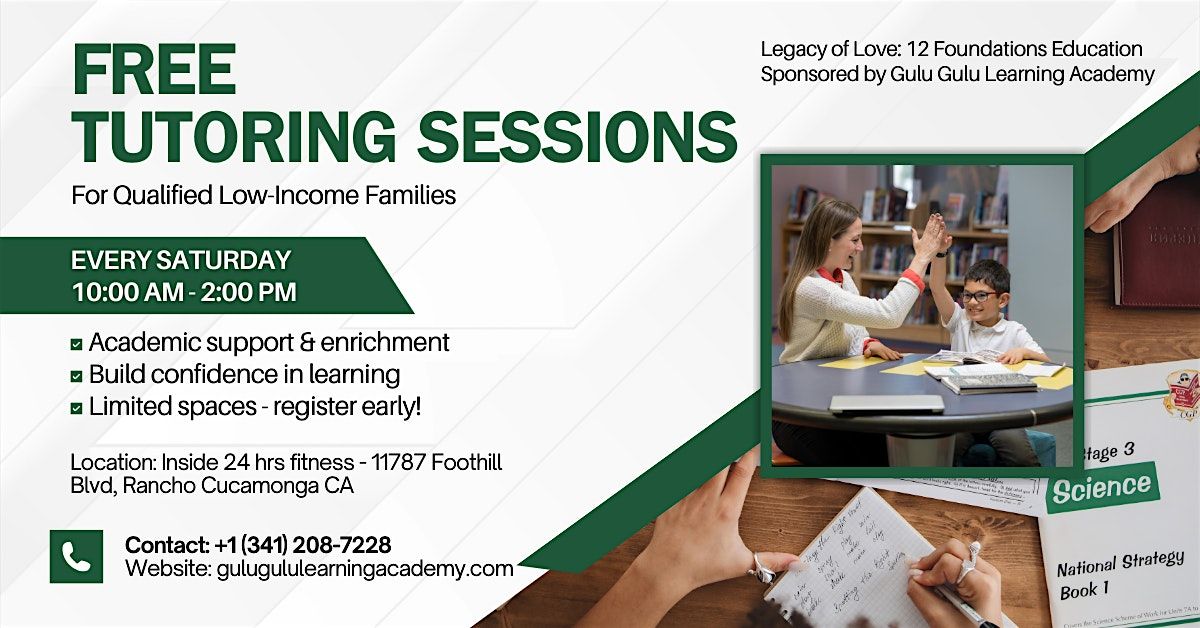 Free Tutoring Sessions
