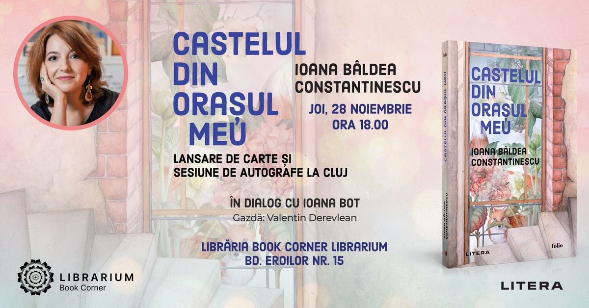 Ioana B\u00e2ldea Constantinescu la Book Corner