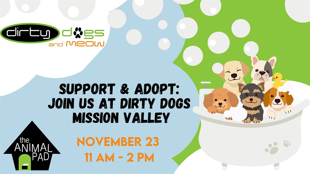 Dirty Dogs Adoption Event and Fundraiser