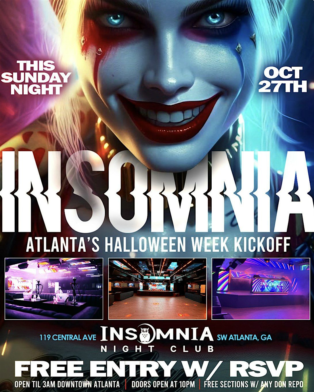 INSOMNIA - ATLANTA HALLOWEEN WEEK KICKOFF