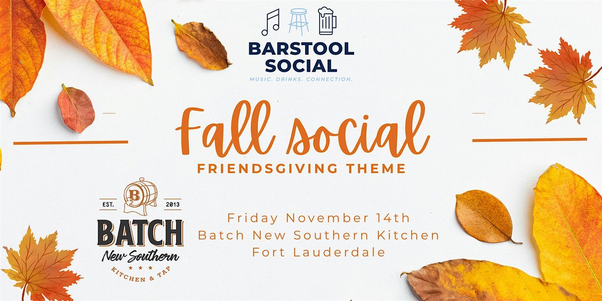 Barstool Social: Friendsgiving Social