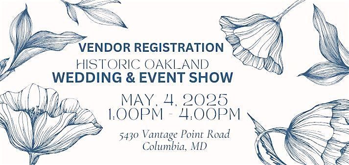 2025 Vendor Registration -  Wedding & Event Showcase