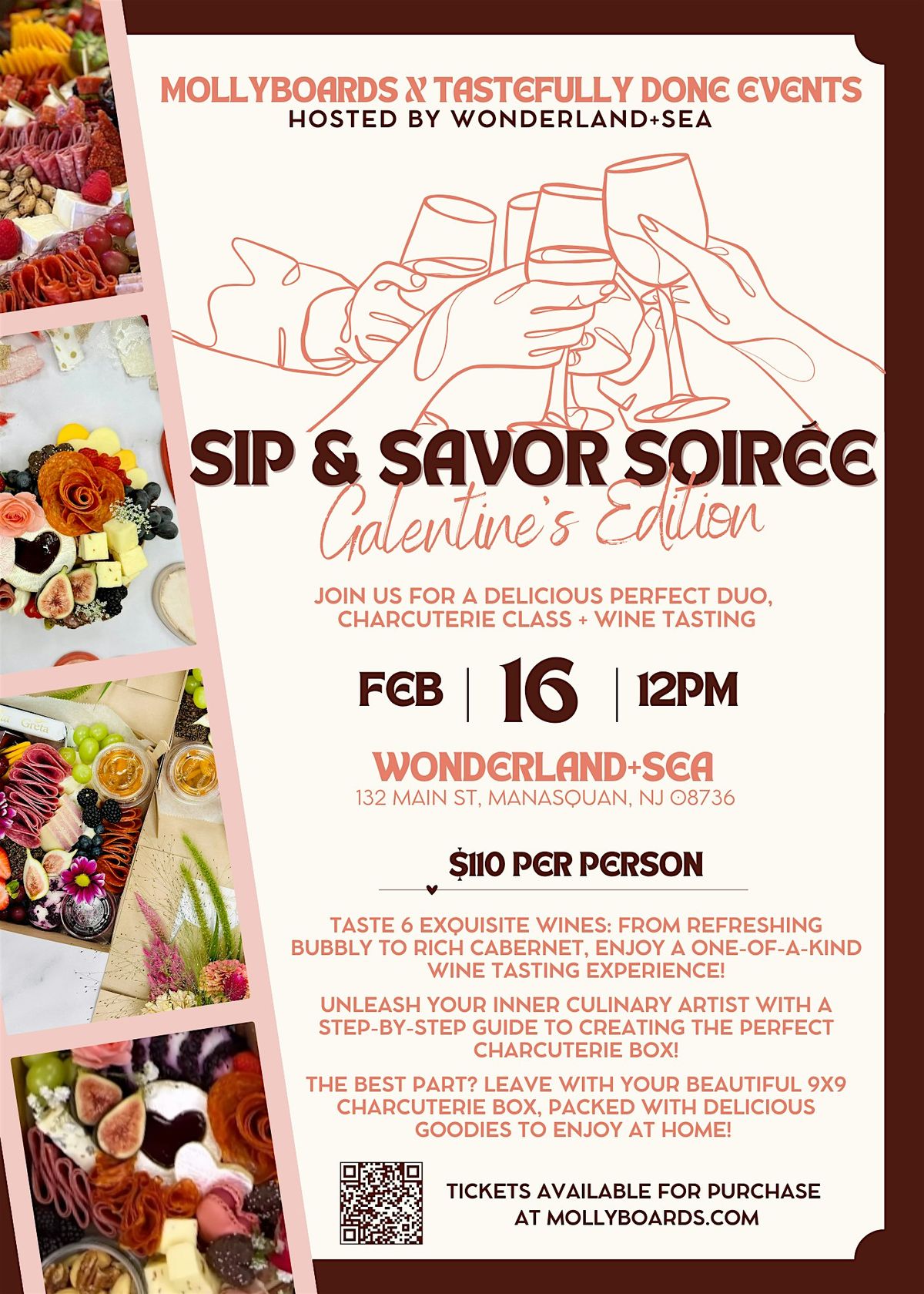 Sip & Savor Soiree Galentine's Edition