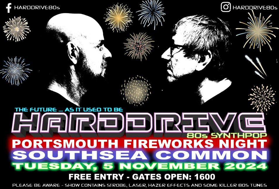 HARDDRIVE - LIVE! at Portsmouth Fireworks Night, Southsea Common